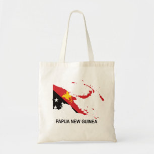 PNG-Karte mit Flagge Tragetasche