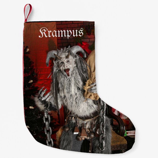 PNW Krampus Strumpf Kleiner Weihnachtsstrumpf (Vorderseite)