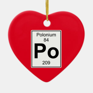 PO - Polonium Keramikornament