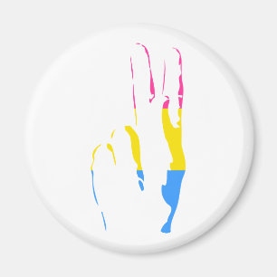 Poans Stolz Friedenszeichen Magnet