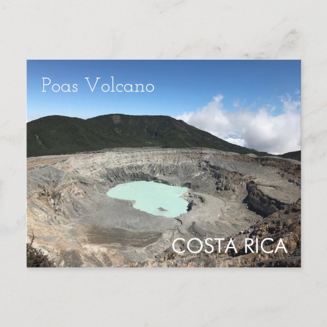 Poas Volcano, Costa Rica Postcard Postkarte (Vorderseite)