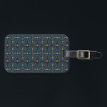 Poblano Handmade Tiles Pattern Marine Gepäckanhänger<br><div class="desc">Fügen Sie Ihrem Gepäck mit diesem hübschen Wiederholungsmuster etwas Flair hinzu. Hand von mir gezeichnet, für dich! Karo in meinem Shop für mehr Farben und Muster, dazu passende Accessoires wie Flip Flops, Tasche, Badematten, Handtücher, Kosmetiktücher, Tasse und Duschvorhänge. Sie können immer Ihren eigenen Text hinzufügen. Lass mir Bescheid, wenn du...</div>