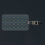 Poblano Handmade Tiles Pattern Marine Gepäckanhänger<br><div class="desc">Fügen Sie Ihrem Gepäck mit diesem hübschen Wiederholungsmuster etwas Flair hinzu. Hand von mir gezeichnet, für dich! Karo in meinem Shop für mehr Farben und Muster, dazu passende Accessoires wie Flip Flops, Tasche, Badematten, Handtücher, Kosmetiktücher, Tasse und Duschvorhänge. Sie können immer Ihren eigenen Text hinzufügen. Lass mir Bescheid, wenn du...</div>