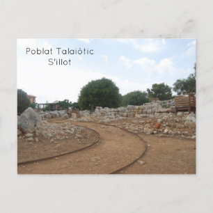 Poblat Talaiòtic S'illot Postkarte