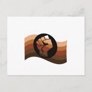 POC-Farbenflagge Postkarte