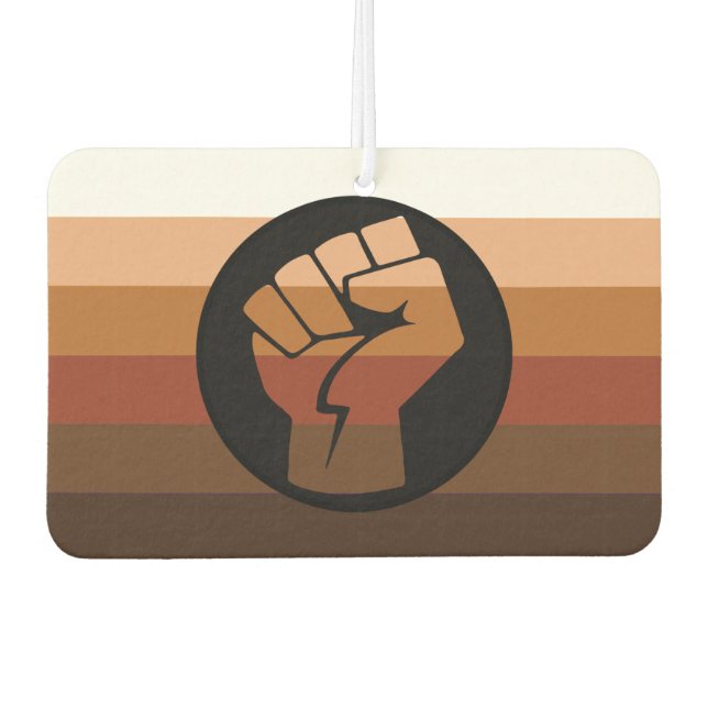 POC-Pride-Flag Autolufterfrischer (Vorderseite)