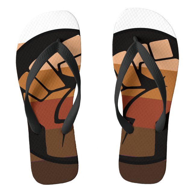 POC-Pride-Flag Flip Flops (Fußbett)