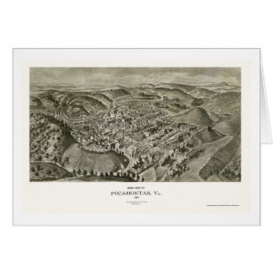 Pocahontas, carte panoramique de VA - 1911