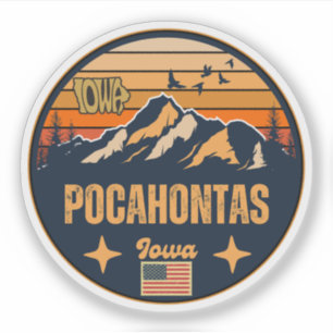 Pocahontas, Iowa Aufkleber