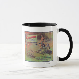 Pocahontas Orange LabelPorterville, CA Tasse