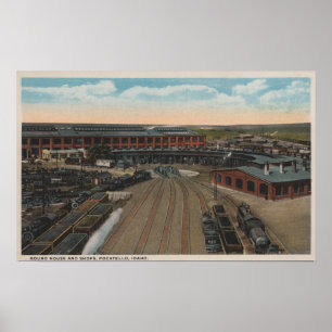 Pocatello, Identifikation - Zug-Depot-rundes Haus Poster