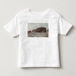 Pocatello, Identifikation - Züge u. Leute um Zug Kleinkind T-shirt