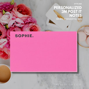 Poche minimaliste Remarque post-it personnalisée a