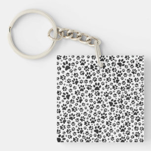 Poches de chien noir et blanc Poka Dot
