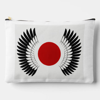 POCHETTE À ACCESSOIRES 丹頂旗・化粧バッグ