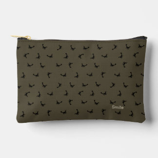 POCHETTE À ACCESSOIRES 文字 カスタマイズ サソリ カーキ