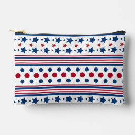 Pochette À Accessoires 4 juillet Rouge Blanc & Bleu Patriotique Petit