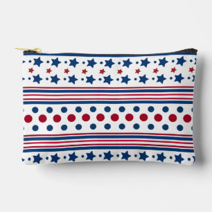 Pochette À Accessoires 4 juillet Rouge Blanc & Bleu Patriotique Petit