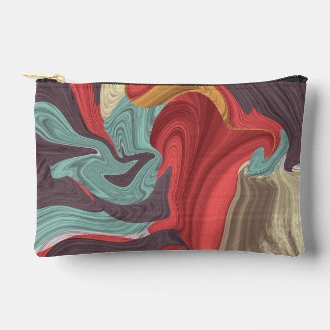 Pochette À Accessoires Abstract Marble illustration Colorful        (Recto)