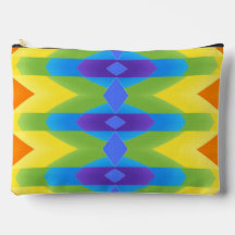 Accessoire Pouch Design motif classique géométriqu