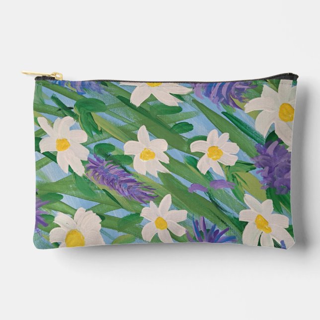 Pochette À Accessoires Accessoires floraux de la matinée Pouch (Recto)