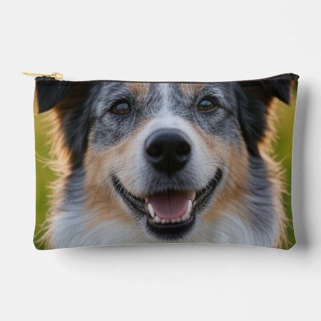 Pochette À Accessoires Ajouter une Personnaliser photo pour animaux domes (Recto)