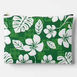 POCHETTE À ACCESSOIRES ALOHA VENDREDI MOTIF EN VERT