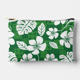 POCHETTE À ACCESSOIRES ALOHA VENDREDI MOTIF EN VERT