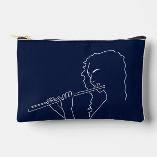 Pochette À Accessoires Amateur de musique, joueur de flûte