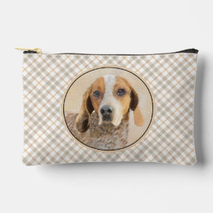 Pochette À Accessoires American Anglais Conhound Redtick Peinture Chien