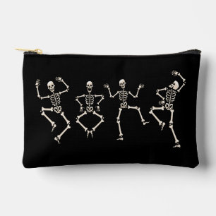 Pochette À Accessoires Amoureux drôle d'Halloween danse avec le squelette