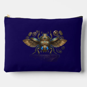 Pochette À Accessoires Ancien Scarabée Mécanique Steampunk Égyptien