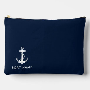 Pochette À Accessoires Ancre nautique Blue Boat  Custom Cruise Swag