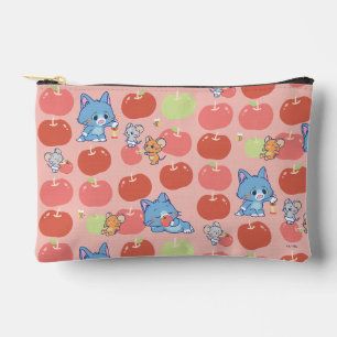 Pochette À Accessoires Anime Tom, Jerry et Tuffy Apple Motif