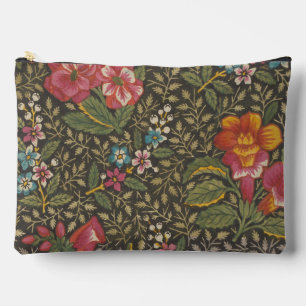 Pochette À Accessoires Antique Toile de Jouy 1800 Branches florales