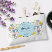 Aquarelle Printemps Floral Bible Verse Personnalis