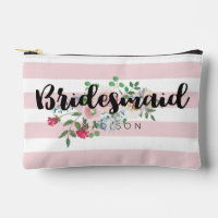 Aquarelle Rose flou Mariage floral Bridesmaid