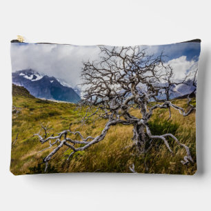 Pochette À Accessoires Arbre brûlé, Torres del Paine, Chili