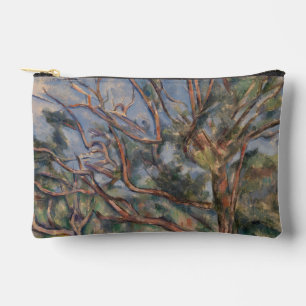 Pochette À Accessoires Arbres et Route, Paysage Post-Impressionniste