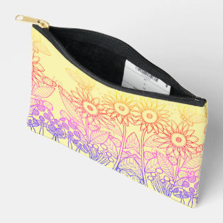 Pochette À Accessoires Arc-en-ciel Ombre Papillon & Ladybugs