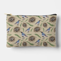 Pochette À Accessoires Arizona-Themed Hand-Drawn Gambel's Quail Pattern