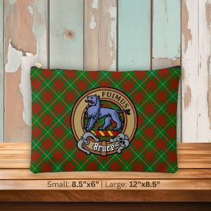 Pochette À Accessoires Armoiries du clan Bruce sur tartan de chasse