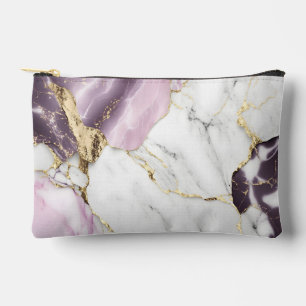 Pochette À Accessoires Arrière - plan de texture de marbre avec un luxueu