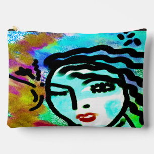Pochette À Accessoires Art Abstrait coloré