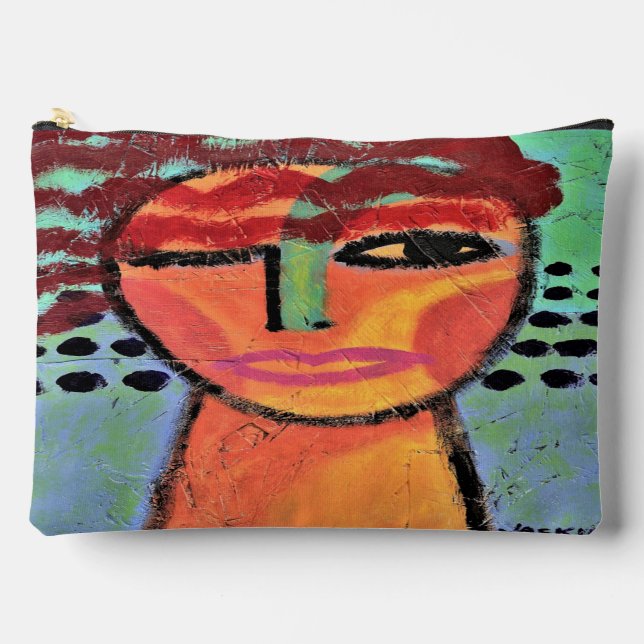 Pochette À Accessoires Art Abstrait original (Recto)