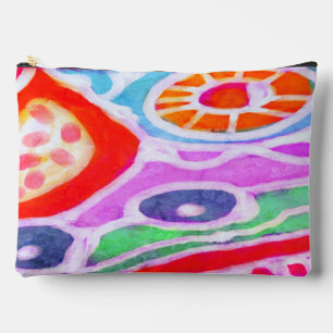Pochette À Accessoires Art numérique Abstrait funky