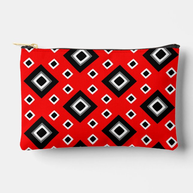 Pochette À Accessoires Axe Rouge (Recto)