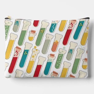 Pochette À Accessoires Bande de tube d'essai de chimie moderne du milieu