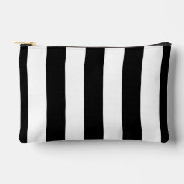 Pochette À Accessoires Bandes noires et blanches, Motif rayé, Lignes