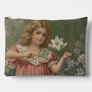 Pochette À Accessoires Beautés de Pâques, Illustration Vintage, 1898